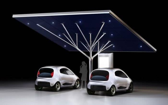 Recarga solar coches eléctricos